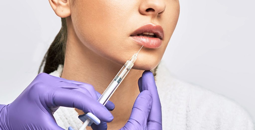 Woman Having Fillers Treatment | The Shine Spa in Clayton, MO